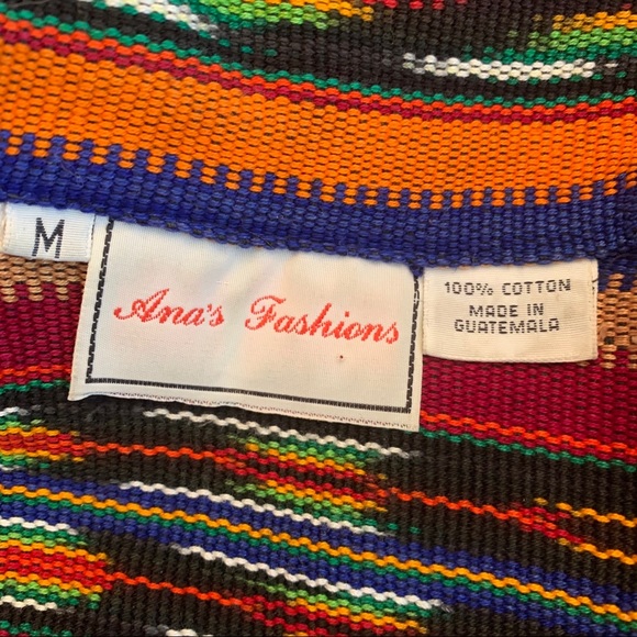 VINTAGE BLAZER COLORFUL GEOMETRIC PRINT - Picture 11 of 13